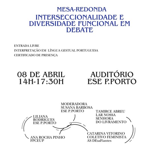 Mesa-redonda | Interseccionalidade e diversidade funcional em debate