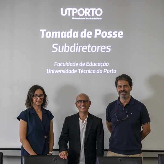 Tomada de posse dos Subdiretores e da Secretária da Faculdade de Educação